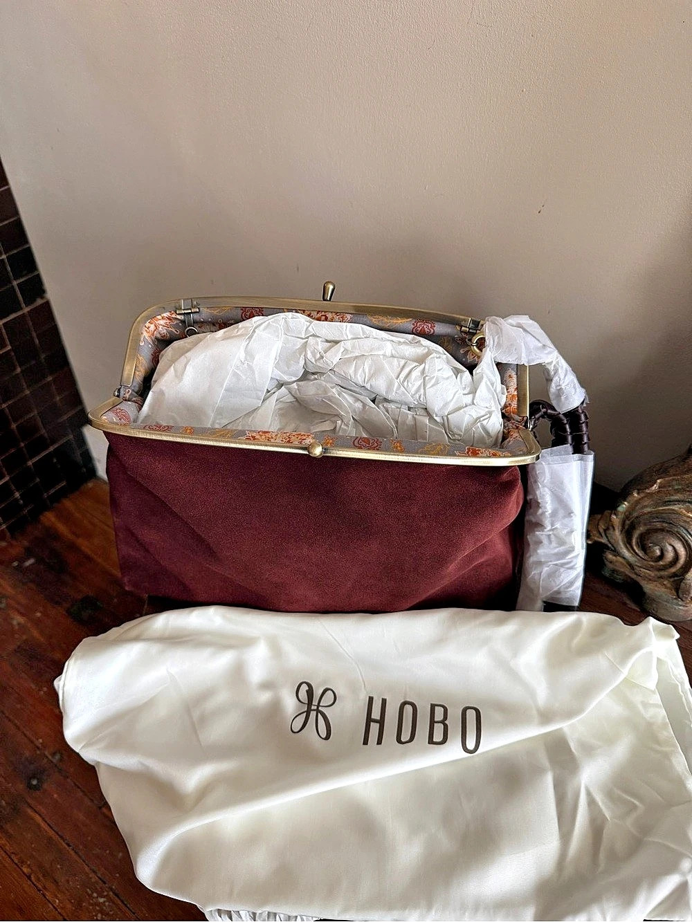 NWT HOBO Alba Frame Large Shoulder Bag - Picture 8 of 8